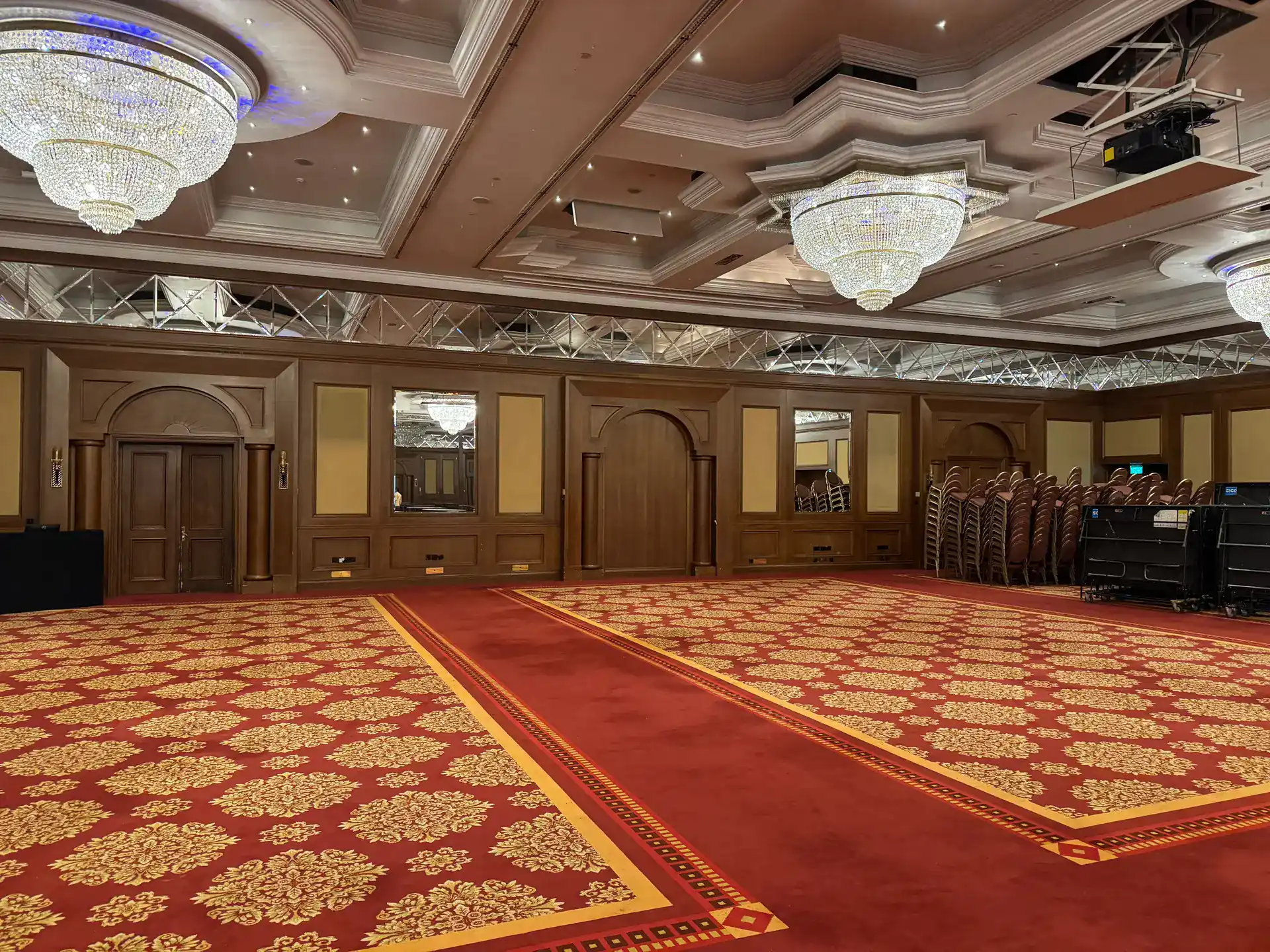 Ballroom setup